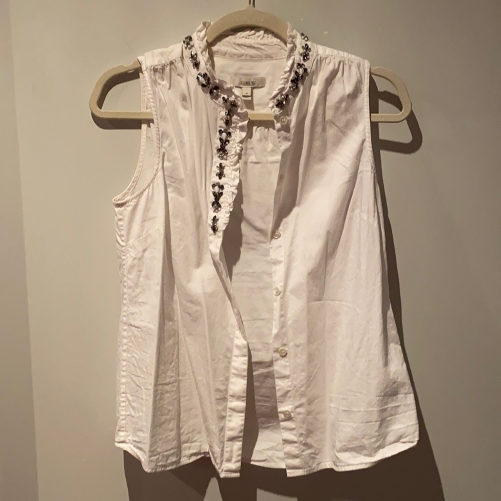 Jcrew embellished top